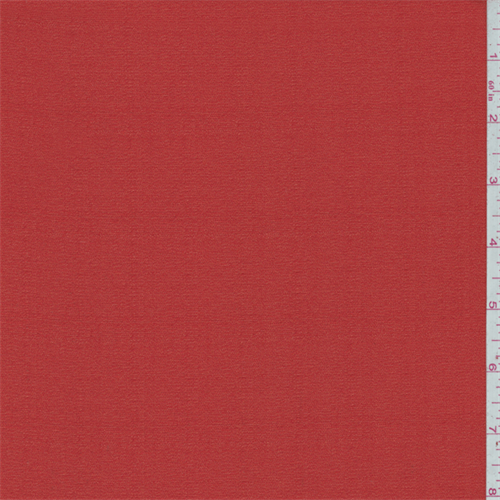 *1 YD PC--Deep Orange Cross Hatched Suiting