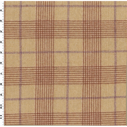 Multi Wool Plaid Flannel Home Decorating Fabric DFW54006