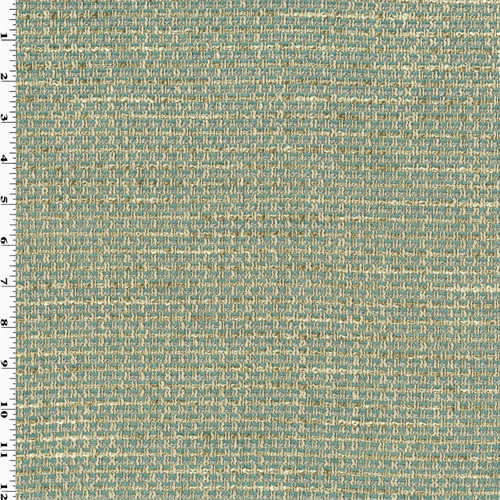 Teal/Beige Texture Dobby Home Decorating Fabric DFW54025