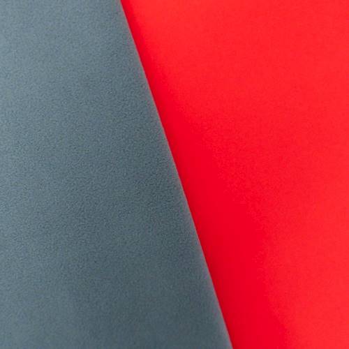 Bright Scarlet Red/Gray Soft Shell Fleece DFW10648