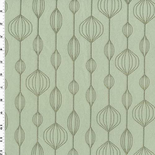 Spa Green Atretist Soiree Damask Home Decorating Fabric DFW54118