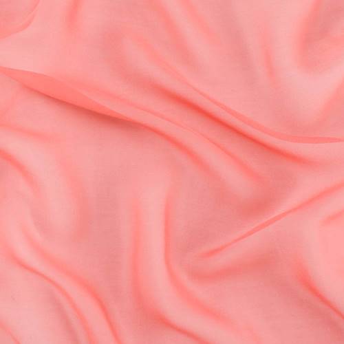 Rose Ash Red Silk Chiffon 72853