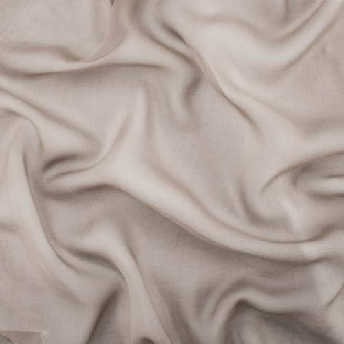 Beige Brown Silk Chiffon 72946