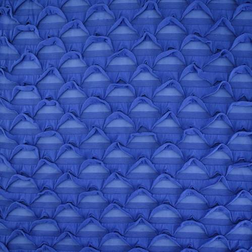 Cobalt Blue Scallop Ruffle Knit 73664