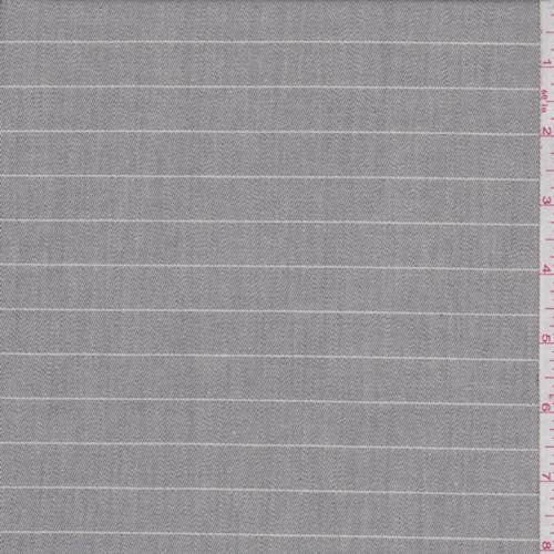 Ecru/Olive Stripe Fine Line twill