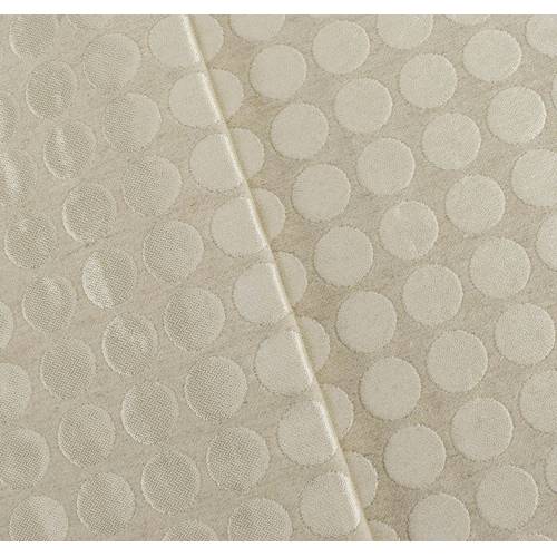 Beige/Moonshine Snow Dot Double Jacquard Decorating Fabric DFW54782