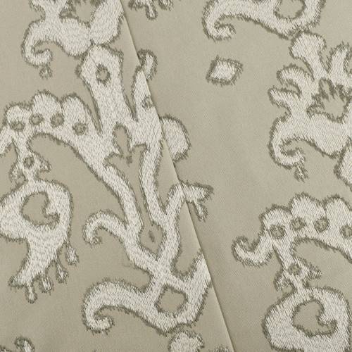 Taupe/Beige Baroque Embroidered Canvas Decorating Fabric DFW54842