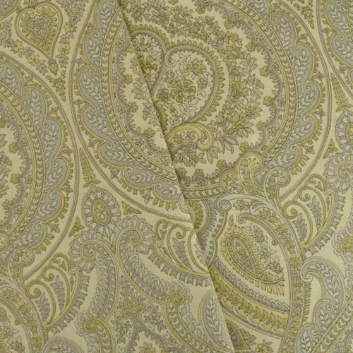 Antique Yellow/Multi Braemore Paisley Print Decor Fabric DFW54885