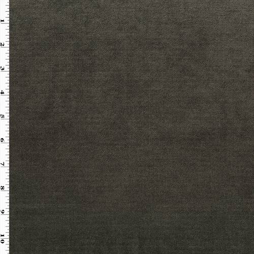 Sable Brown De Leo Venetian Faux Velvet Decorating Fabric DFW54901