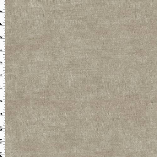 Bisque Beige De Leo Venetian Palid Faux Velvet Decor Fabric DFW54909