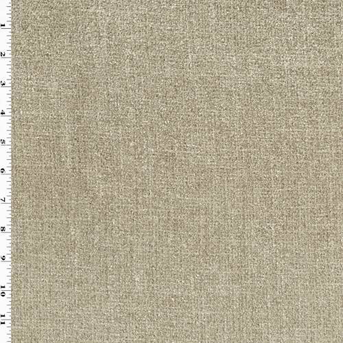 Oyster Beige Morgan Heath Frost Texture Pile Decor Fabric DFW54163