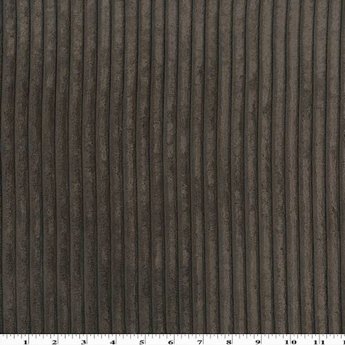 Brown Stripe Minky Pile Home Decorating Fabric DFW54185