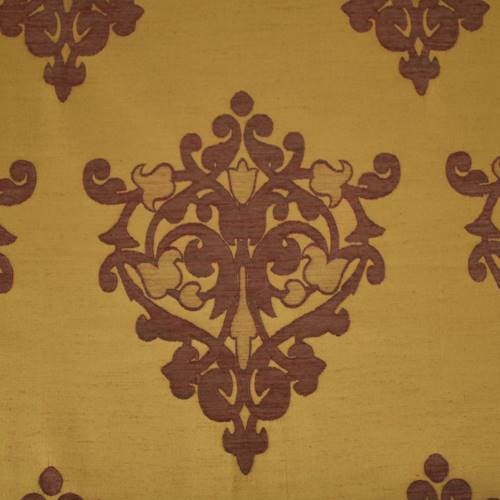Red/Bronze Penelope Alcazar Templar Jacquard Decor Fabric DFW54208