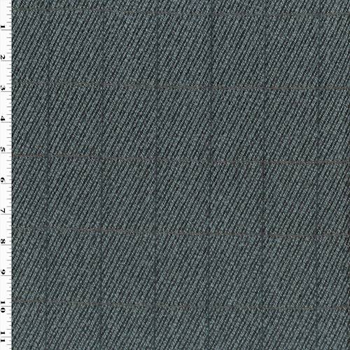 Black/Gray/Multi Wool Grid Jacketing 75188