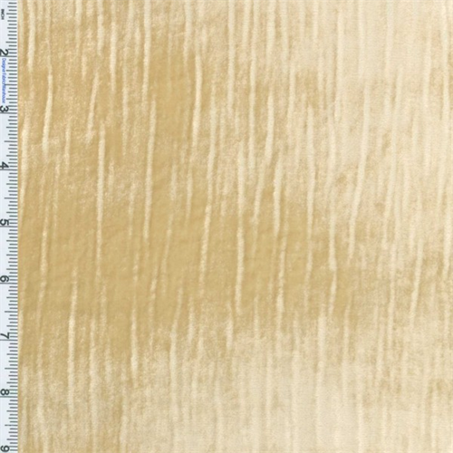 *2 YD PC--Silk Blend Almond Beige Panne Velvet Home Decorating Fabric