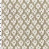 Drapery Upholstery Fabric Indoor Coral /& Ivory Outdoor Ikat Diamond