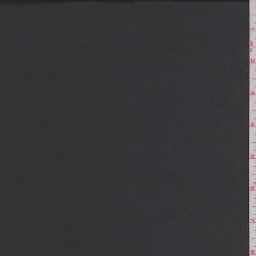 Dusty Black Silk Chiffon