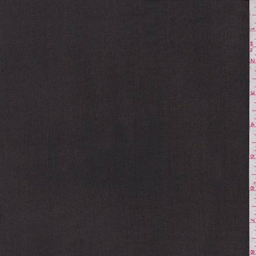 Soft Black Polyester Chiffon