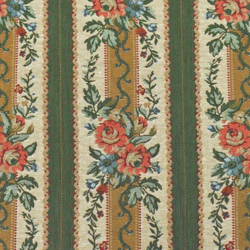 Green/Red/Multi Floral Tapestry Home Decorating Fabric dfw54419
