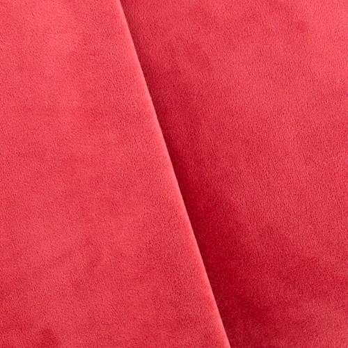 Carmine Red Velvet Home Decorating Fabric DFW54439