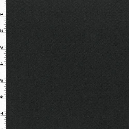Black Brushed Wool Jacketing 76099