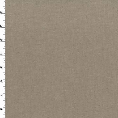 Mocha Brown Linen Blend Slub Canvas 75984