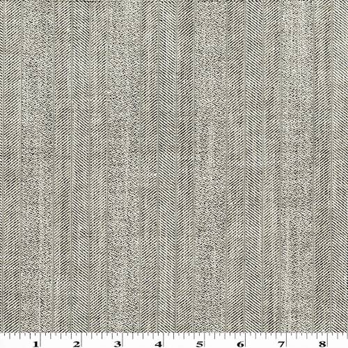 Brown/White Tropical Wool Blend Abstract Herringbone Suiting 76009