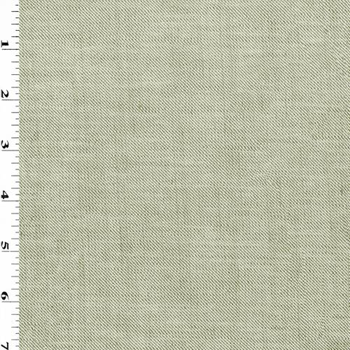 Gray/Ivory Wool Blend Twill Suiting 75981