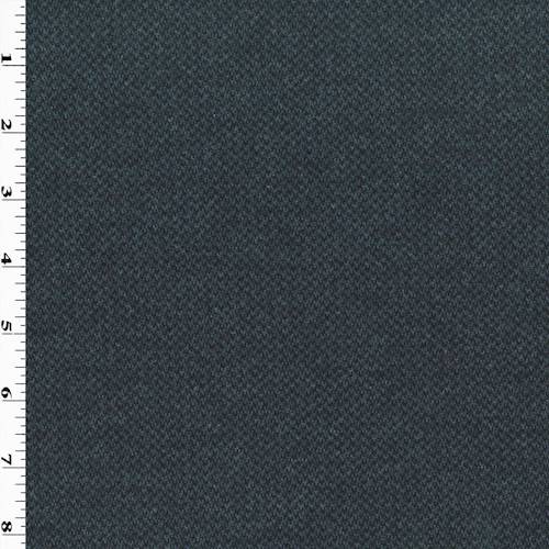 Black/Navy Wool Blend Texture Double Knit 76010