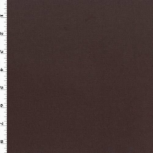 Chocolate Brown Wool Blend Double Weave Jacketing 76792