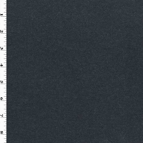Deep Navy/Gray Stripe Wool Blend Double Knit 76767