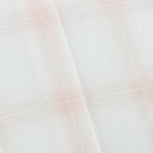 Rose Smoke Pink/White Cotton Plaid Twill Shirting 76281