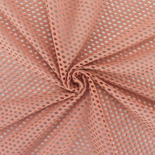 Salmon Pink Athletic Mesh 76674