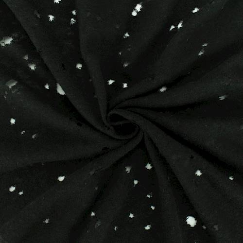Black Hole Cotton Jersey Knit 76661