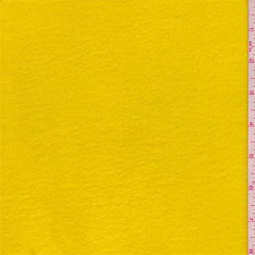 *4 1/4 YD PC--Yellow Gold Polyester Fleece