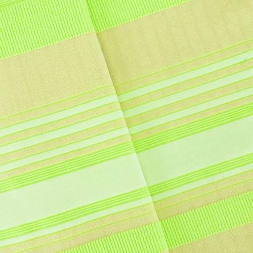 Neon Yellow/Multi Rib Stripe Double Knit 76651