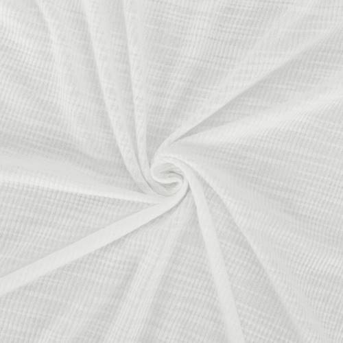 Powder White Slub Rib Knit 76678