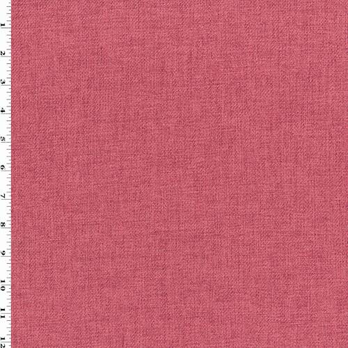 Deep Bubble Gum Pink Texture Twill Home Decorating Fabric DFW54642