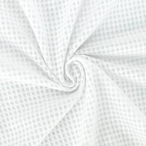Pure White Athletic Mesh Knit 76635