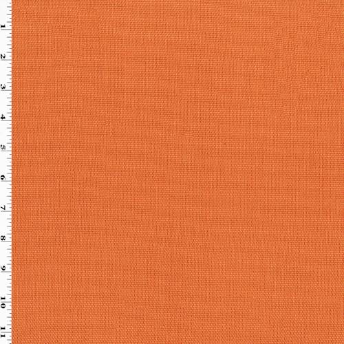 Orange Linen Slub Woven Home Decorating Fabric DFW54707
