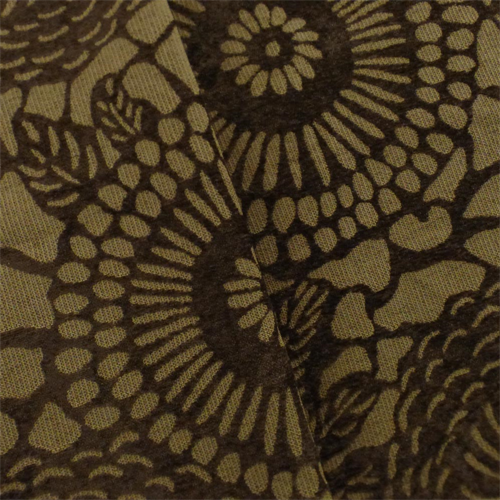 *4 1/2 YD PC - Mocha Brown Floral Chenille Jacquard Home Decorating Fabric
