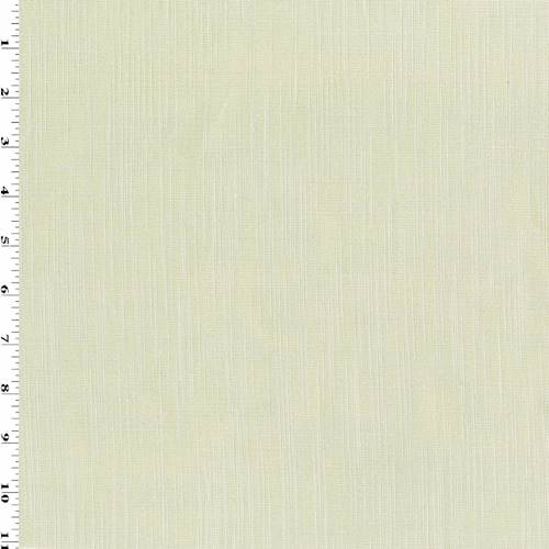 Clay White Linen Cross Hatch Slub Woven Decorating Fabric DFW54728
