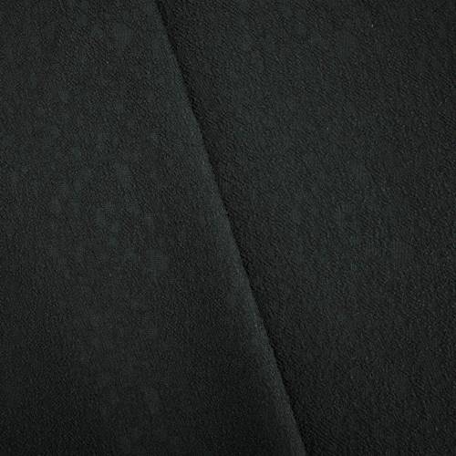 Ebony Black Splotch Texture Stretch Jacquard Jacketing 77297