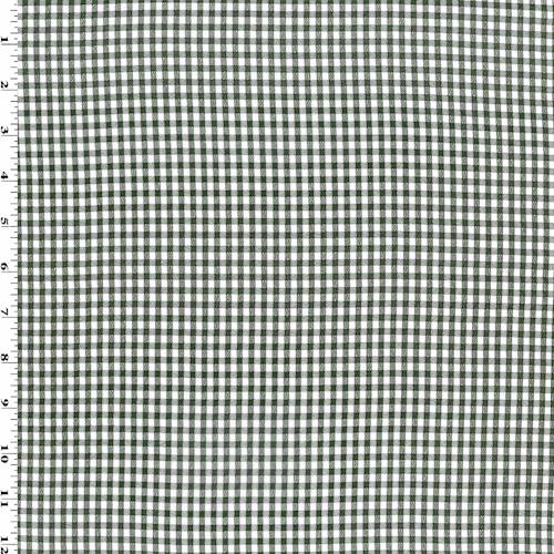 Black/White Sheer Dobby Gingham 77098