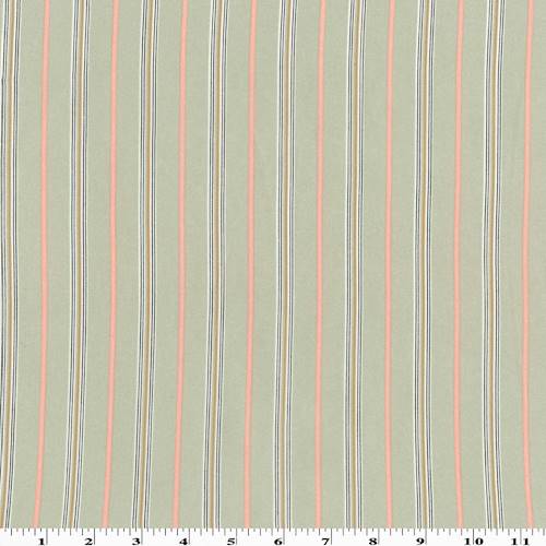 Laurel Oak Beige/Multi Stripe Print Poly Crepe De Chine 77116
