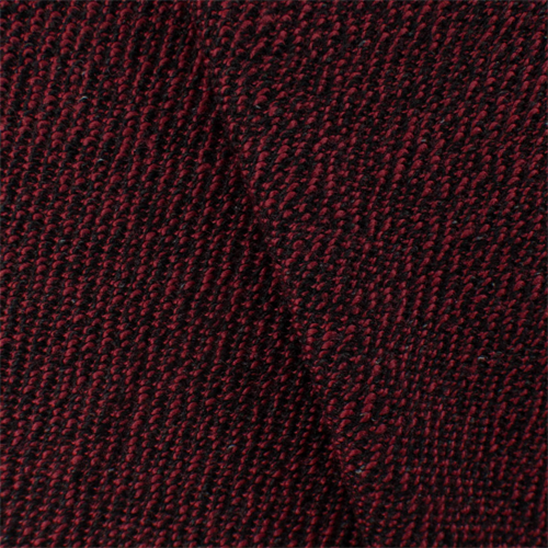 *2 YD PC--Jam Red/Black Purl Sweater Knit