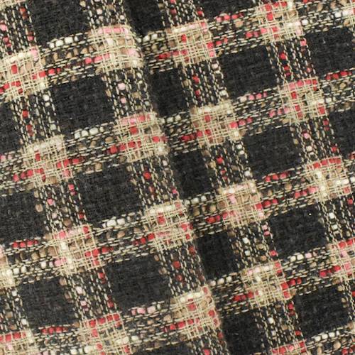 Brown/Red/Multi Texture Tweed Jacketing 77699