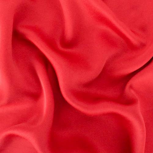 Classic Red Flannelback Satin 77483