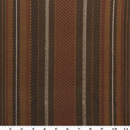 Brown/Black Multi Stripe Print Velveteen 78261
