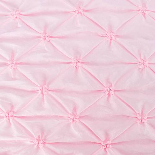 Petal Pink Floral Embroidered Ruche Taffeta 78632